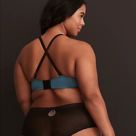 Torrid Sage Eyelash Lace Push-up Plunge Bra 40DD - Picture 15 of 15